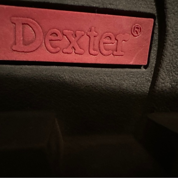 Dexter Black Oxfords with Smooth Leather Upper and Laced Design - Picture 8 of 12